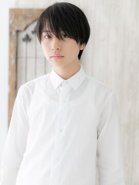 モッズヘアメン 名護大東店(mod's hair men) ≪mod's men≫長めバングがミントアッシュ★ビジカジショートd