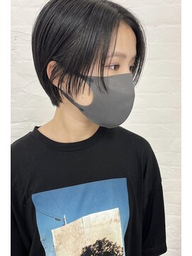 コス(kos) 大人可愛い/ココアベージュ/グレージュカラー/ボブウルフ/黒髪