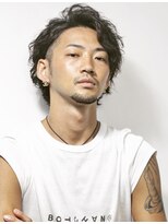 フランクスバーバーザスタンド(Frank’s barber the stand)&nbsp;ワイルドツーブロックツイストスパイラルパーマ