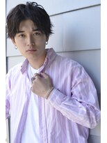 メーヴェ(Mowen)&nbsp;南堀江　mowen メンズ　ショート　アップバング　ミックスパーマ