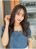 韓国風/デジタルパーマ/グレージュ/ゆるふわ