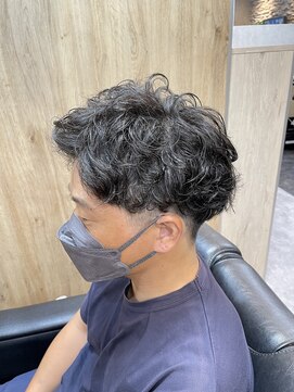 マインド サイトー ヘア アンド スパ mind saito hair&SPA マッシュソフトスパイラル×アップバング