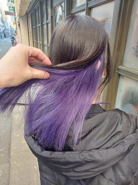 グロウ 上野御徒町(grow) ☆#インナーカラー　#ディープアメジスト☆