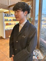 ラパンセベージュ(LA PENSEE BEIGE)&nbsp;LA PENSEE / beige 田川 / メンズスパイラルパーマ