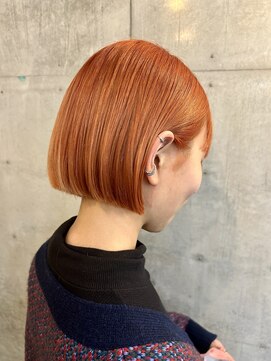 ボンド 三軒茶屋(Bond) オレンジカラー　ミニボブ