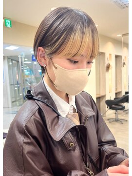 ソソ(soso) 【soso 伊勢田】丸みショート【横浜/ブリーチ】