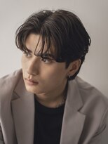 レタッチバイフィフス(RETOUCH by fifth) センターパートメンズマッシュパーマニュアンスパーマ刈り上げ