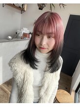 アーブル ヘアーアンドメイク(ARBRE) BLACK×PINK