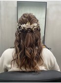 ヘアセット/ハーフアップ/卒業式ヘア