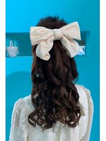 ティファニー(Tiffany) リボン★ハーフアップ★ヘアセット★