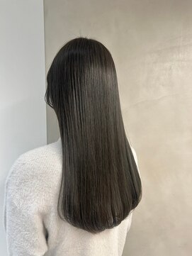 ガリカ 渋谷(Gallica) <原田真花>秋カラー◎赤みなしこっくりオリーブグレージュカラー