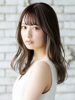 クオーレ(CUORE)&nbsp;★大人可愛い20代30代40代★美髪こなれ前髪セミロングハイライト