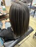 【筋感くっきり】カット+ハイライト +カラー + 超音波トリートメント 