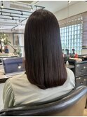 ミディアムヘアくびれヘアヨシンモリ顔周りレイヤー20代30代40代