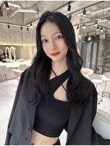 プアメリア 名古屋(Puamelia)&nbsp;暗髪カラー レイヤーカット