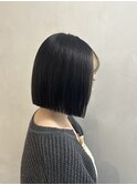 星華,デザインカラー,切りっぱなしボブ,ウェットヘアd1
