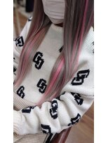 エクステンションシュシュ(Extension chou chou)&nbsp;SILVER×PINKHighlight