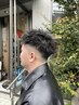 カット＋ハイライト＋パーマ（シェービング込み）