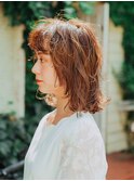 ボブウルフ20代/30代/40代/庭瀬