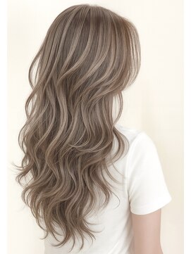 モアナ バイ ヘッドライト 三島店(Moana by HEADLIGHT) Moana【三島】#ハイライト#ミルクティーベージュ#ブリーチ