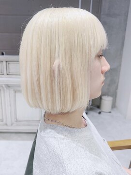 デイズ(days) 【メンズブリーチ】ホワイトブロンド×ダブルカラー ハイトーン