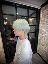 モナン 渋谷(Monan)&nbsp;ハンサムウルフショートxホワイトカラー