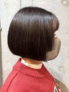 アンドエヌ 調布 つつじヶ丘(&/N)の写真/【調布つつじヶ丘駅北口徒歩1分】カットだけで小顔魅せ☆ボブスタイルが得意な《& / N hair salon》♪
