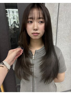 ロンドリゼル 札幌(Lond RiseL) *大人ガーリー アッシュグレーくびれレイヤー