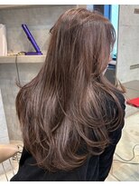 ネスト(NEST) チョコレートブラウン×レイヤーカット