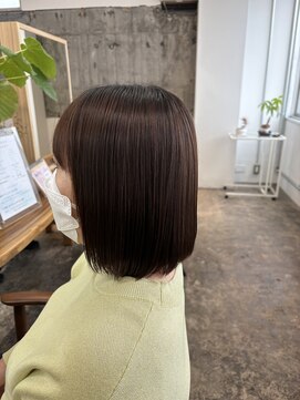 サイ(sai) 【江幡担当】縮毛矯正×ボブで扱いやすい髪の毛に☆