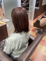 シャンプーボーイ 佐賀(SHAMPOO BOY) ミディアム白髪ぼかし 【佐賀美容室/白髪ぼかし】