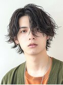メンズカットツイスパ×波巻きパーマで爽やかイメチェン似合わせ