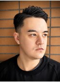 【大村指名】メンズカット7:3パートフェードスタイル