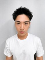 ブラック(BLACK)&nbsp;スパイキーショート／メンズカット