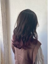 ピークス 千葉店(Peaks) ローライトカラー/デザインカラーブリーチ/顔周りレイヤーカット