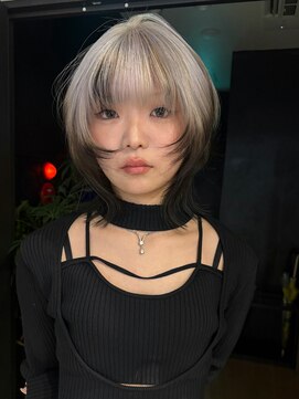 サンクマーケット 渋谷(cinq MARKET) エンドデザインカラー×ハッシュカット