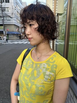 ヘン(hen) 【心斎橋hen】ボブレイヤーパーマ　20代