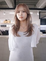 スティードアウェーク 立川北口店(Steed AWAYKE)&nbsp;layer cut / high tone"white milk tea"【Steed AWAYKE/立川】