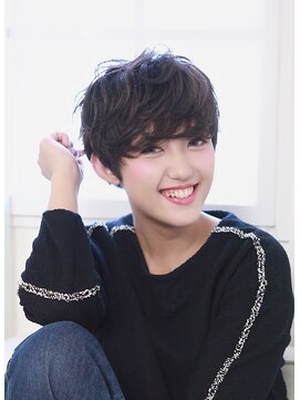 コークス 原宿 表参道(COKETH) [コークス]モーブカラー前下がりクールショート☆[浦本伸次]