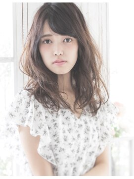 シャンプー ひろせ店(SHAMPOO) ロマンティックなウェーブミディ