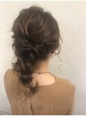 ポニー風編みおろし