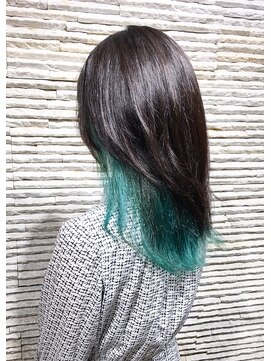 ララ 西川口(LaRA) 可愛いターコイズグリーン　インナーカラーver. (川口/西川口)