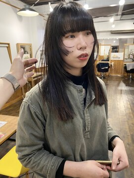 ヘアメイクエイト 丸山店(hair make No.8) ◆担当：岩切祐樹◆ロングステップカット@no.8_yuki
