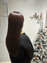 エニィ 池袋西口(Any) 黒髪/グレーベージュ/レイヤーロング/前髪パーマ