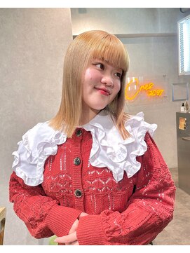 ゼスト クレス(ZEST Cres) 【立川CRES三木】ハニーホワイトブロンドカラー