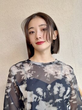 ルル 表参道(lulu.) 【高橋弥生】大人　レイヤーボブ　小顔ヘア