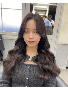 ロンドアヴァントゥス 池袋(Lond aventus) 韓国レイヤー/韓国風/ボブ/髪質改善/黒髪/ブリーチなし〔池袋〕
