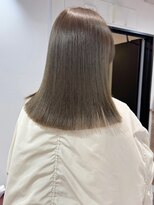 ネイヴィル オモテサンドウ(navile omotesando)&nbsp;ブリーチなしクリーミーベージュ×かける髪質改善トリートメント