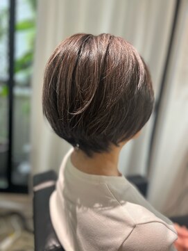 ツムグ 代官山店(TUMUGU) ボブ30代40代50代白髪染めシアーグレージュグレーベージュ#98