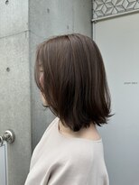 ハイライトでつくるグレージュ
